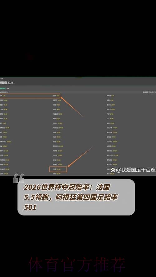 2026世界杯实时赔率波动及应对策略